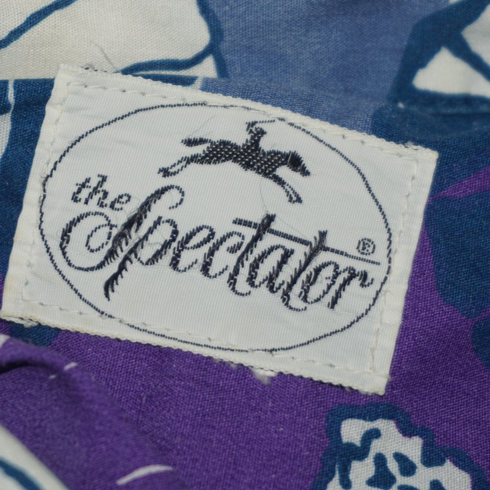 Vintage 60s Floral Belted Shirt Dress - Picture 4 of 7